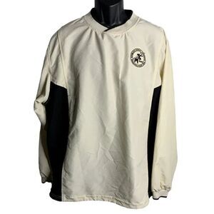 Republican Convention Pullover Windbreaker XL Cream Embroidered 2008